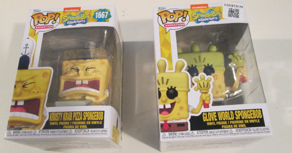 spongebob squarepants, tv show, animated, comedy, 25th anniversary, funko pop, krusty krab pizza spongebob, glove world spongebob, press release, nickelodeon, funko, paramount home entertainment