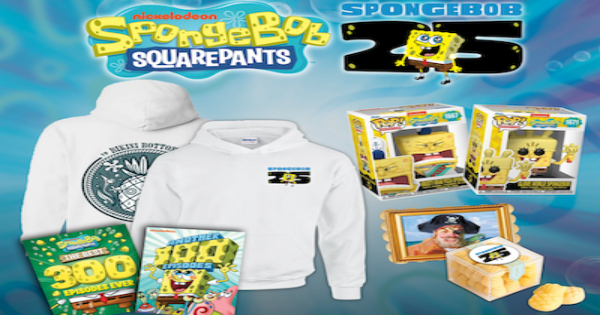 spongebob squarepants, tv show, animated, comedy, 25th anniversary, best 300 episodes ever, another 100 episodes, dvd, press release, funko, nickelodeon, paramount home entertainment