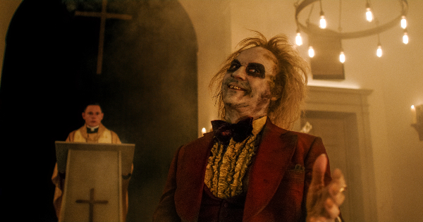 beetlejuice beetlejuice, sequel, comedy, fantasy, horror, michael keaton, winona ryder, jenna ortega, tim burton, blu-ray, review, warner bros home entertainment