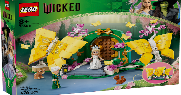 glinda's wedding day, wicked, musical, fantasy, kit, sdcc, sdcc 2025, press release, lego