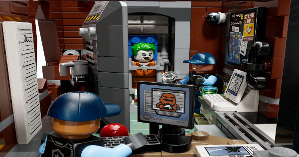 arkham asylum, dc, batman, set, sdcc, sdcc 2025, press release, warner bros discovery, lego group