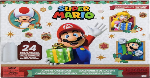 advent calender, super mario, character, nintendo, holiday, 2025, press release, jakks pcific