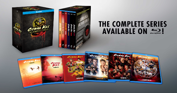 cobra kai, tv show, action, comedy, drama, martial arts, ralph macchio, william zabka, blu-ray, press release, sony pictures home entertainment