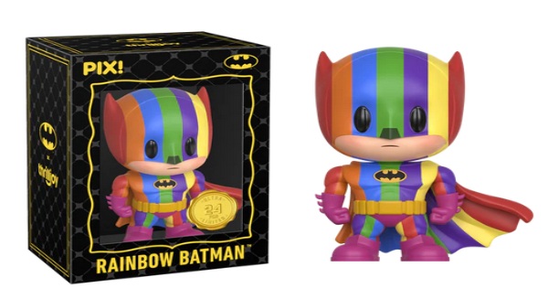 batman, dc, superhero, vigilante, rainbow, super chase, press release, thrilljoy collectibles