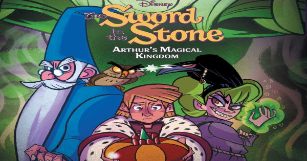 arthur's magical kingdom, the sword in the stone, disney, comic, graphic novel, review, papercutz