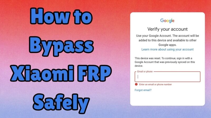 remove frp xiaomi