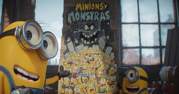 minions and monsters, animated, sequel, comedy, trey parker, jeff bridges, review, illumination, universal pictures