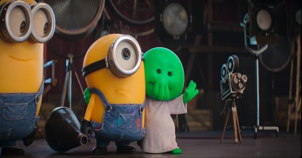 minions and monsters, animated, sequel, comedy, trey parker, jeff bridges, review, illumination, universal pictures