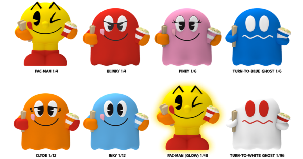 pac-man, video game, series, inky, blinky, clyde, pinky, press release, big bad toy store, rokimoto