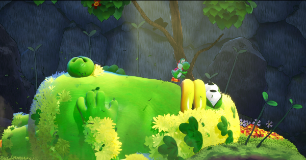 yoshi and the mysterious book, video game, platformer, single player, good-feel, review, nintendo switch 2, nintendo