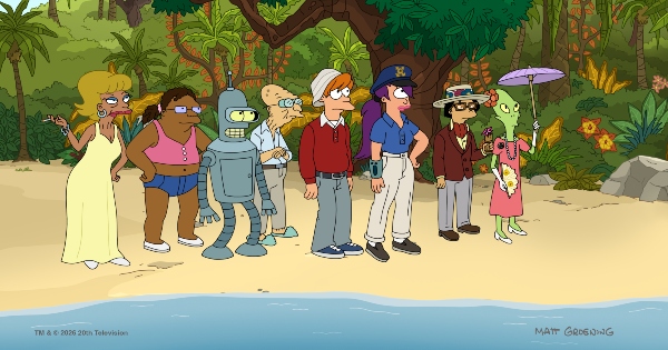 oceans three, futurama, tv show, animated, comedy, drama, matt groening, season 14, review, hulu