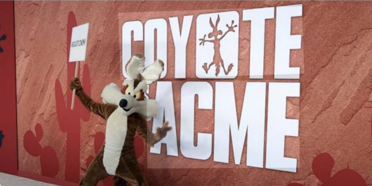 coyote vs acme movie graphic