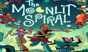 the moonlit spiral, comic, graphic novel, children's fiction, mike maihack, net galley, review, candlewick press